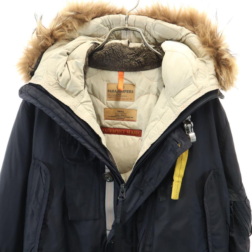 PARAJUMPERS Daunenmantel S Marineblau Mit Futter Herren Gebraucht