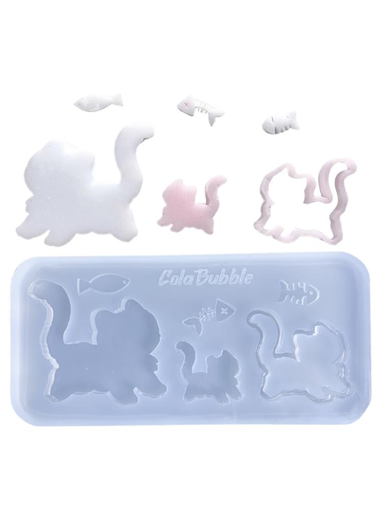 Silicone Drip Glue Molds Cute Animal Shape Silicone Mold  Crafts Moulds Easy to Clean Jewelry Hand-Making Accessories
