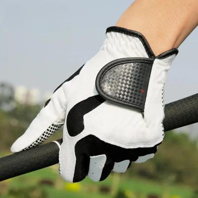 1PC PGM Professional Golf Gloves Microfiber Cloth Fabric Breathable Non-Slip Gloves Club Swing Putting Training Gloves