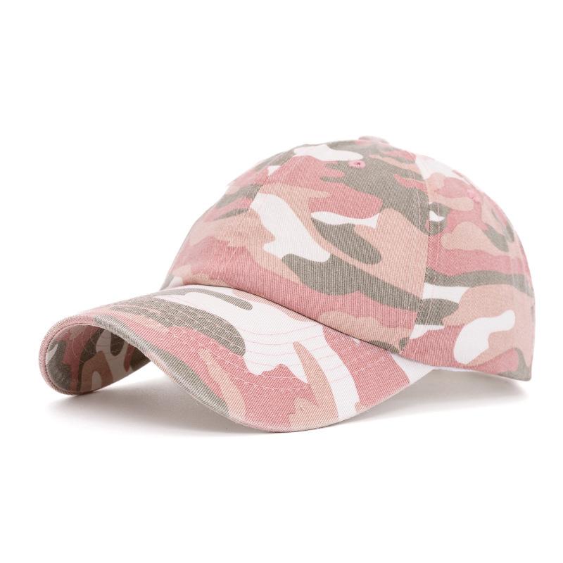 

Камуфляжна бейсболка Весна Літо Чоловіча Кепка для спорту на відкритому повітрі Кепка від сонця Кемпінгова кепка рожевий