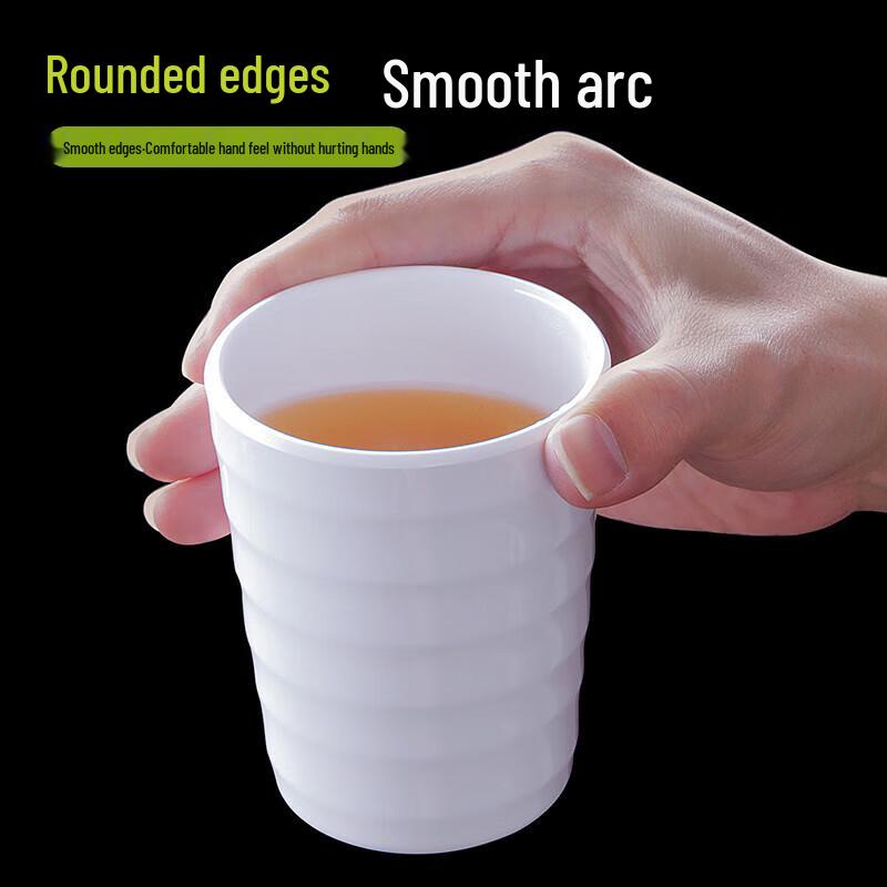 Weißer Melaminharz-Wasserbecher