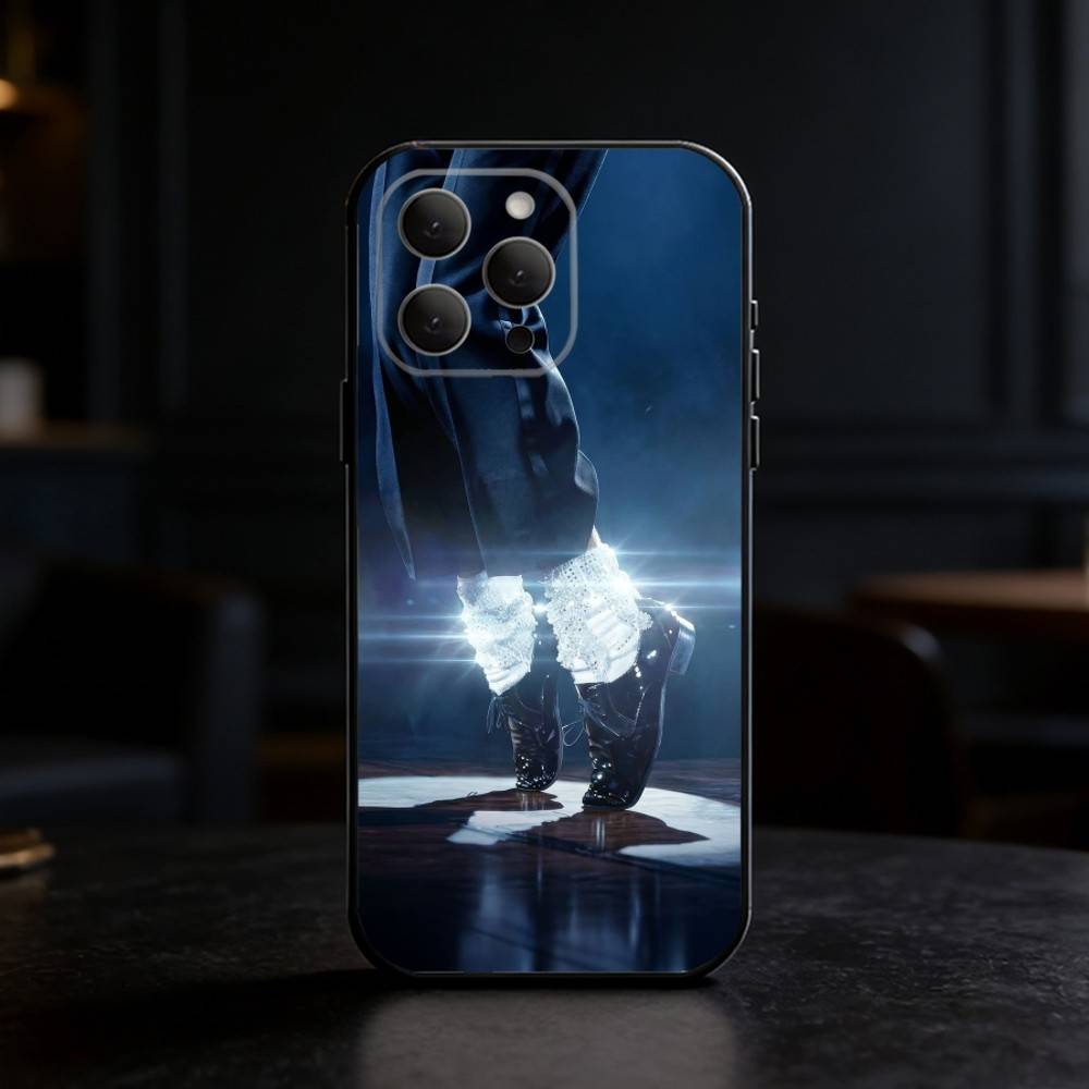 

Michael Jackson Phone Case For iPhone 17,16,15,14,13,12,11 Plus,Pro,Max,Mini Silicone black Soft Cover iPhone12PRO