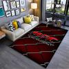 Vintage Formula 1 Racing Car Speed Art Area Rug, Non-Slip Washable Throw Carpet for Living Room Bedroom Entryway Home