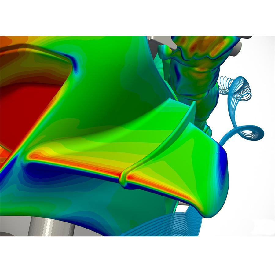 2 × Universal Motorcycle Side Winglets Wind Fin Spoiler Trim Cover Air Deflector