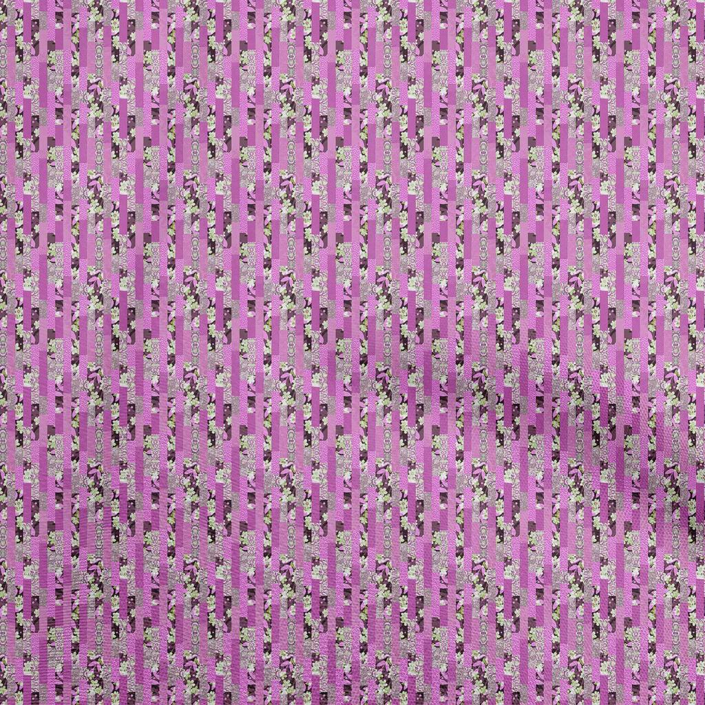 oneOone Cotton Flex Dark Mustard Fabric Floral Fabric For Sewing Printed Craft Fabric By The Yard 40 Inch