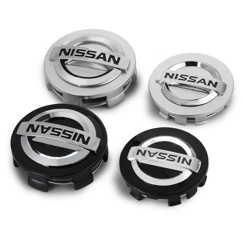 4pcs 54/60mm  Car Wheel Center Covers Hub Caps Replacement Emblem Nissan X-trail Qashqai GTR Juke Sentra Patrol Navara Micra