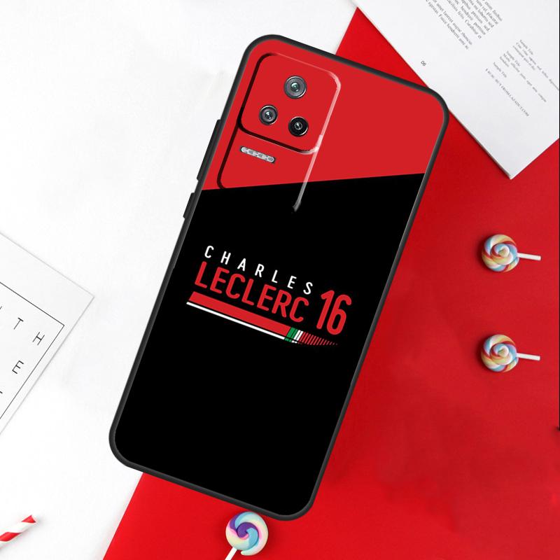 Charles Leclerc 16 F1 Case For Xiaomi 13 12 Lite 12X 11T 12T Pro Cover For POCO F5 X5 X3 Pro X4 F4 GT F3 C40 M5s