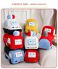 Plush Toy Set: Traffic Car, Tank, Fire Truck & Airplane for Children's Sleep & Play - Ideal Boy's Birthday Gift