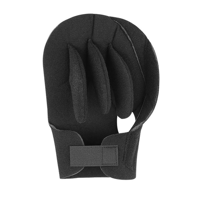 

Padded Finger Separator Glove Pressure Relief Hand Contracture Pad Adjustable Palm Protector Ergonomic Fit For Elderly Left