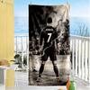 Ronaldo's Endurance Motivates Beach Towel High Absorbency & Quick-Dry Comfortable Lightweight Perfect for Traveling Yoga Camping and Swimming