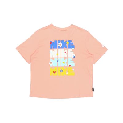 NSW Essential SS Printed Casual Sports Short Sleeve T-Shirt Women Tops Pink DJ5377-641