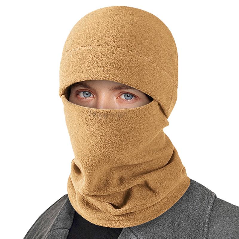 Autumn and Winter Outdoor Cycling Warm Face Mask Multi functional Neck Cover Windproof Skiing Hat Shake Fleece Sports Warm Hat