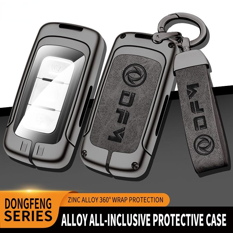 For Dongfeng DFM DFSK Glory 580 S560 F507 S30 H30 AX7 Ix5 Ix7 Seres Sf5 KC VL Alloy Car Key Case Fob Cover Keychain Shell