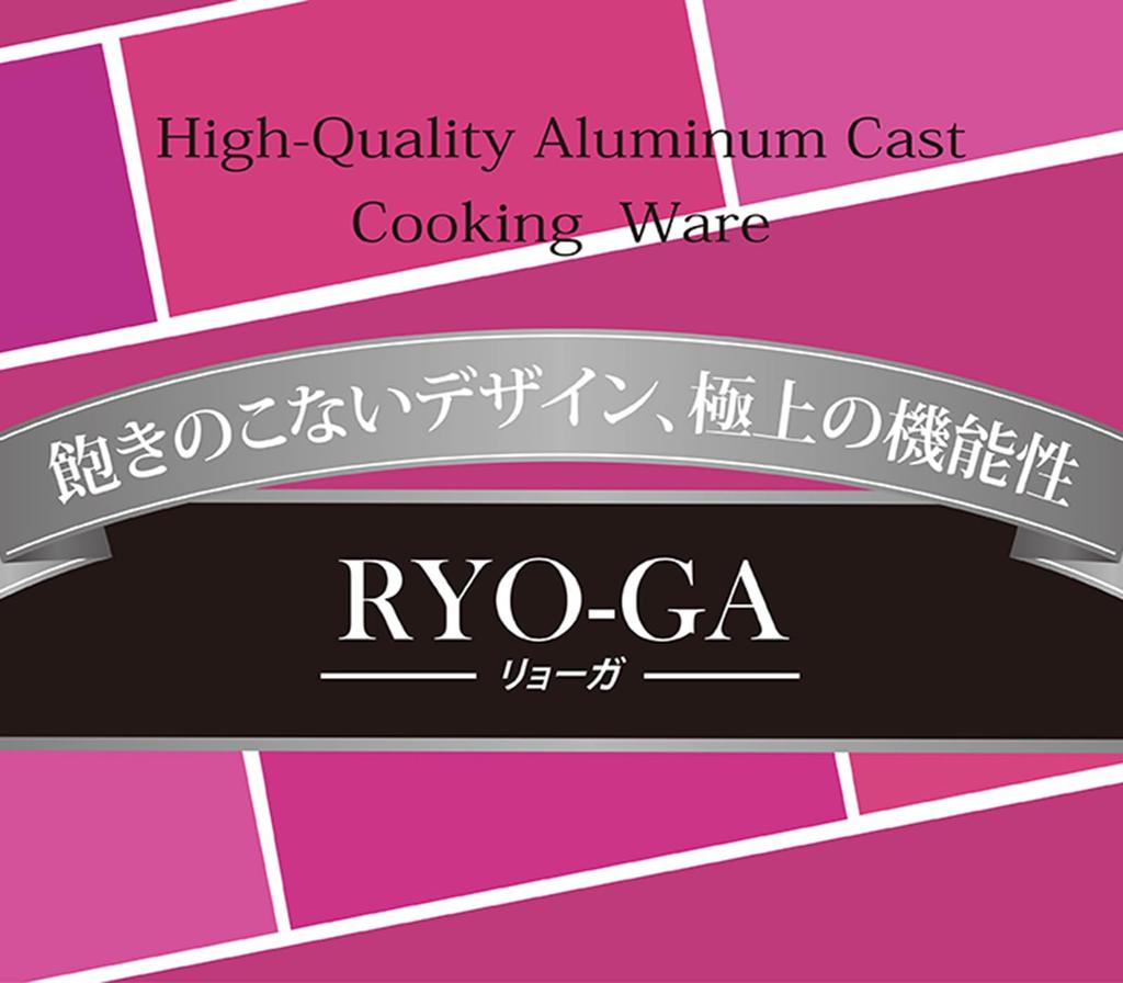 Urushiyama Metal Industry Frying Pan, 26cm, Gas Stove Only, Thick-Bottomed Aluminum, 20% Lighter, Made in Japan, RYO-GA (Gift Wrapping Available)
