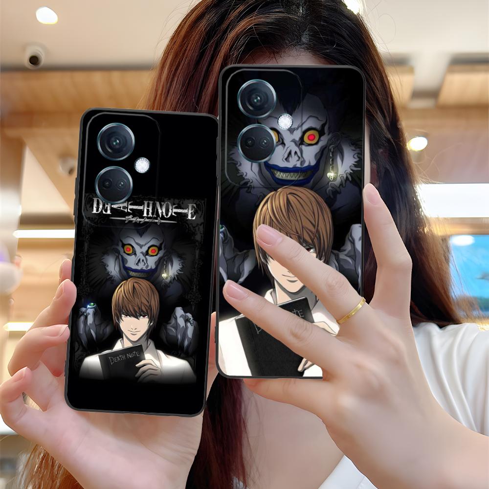 Death Note Kira Light Mobile Phone Case for OPPO Reno 14 13 12 11 10 9 8 7 6 5 F T Pro 5G Colorful Printing Cover Luxury Cover