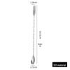 304 Stainless Steel Long-Handle Double-Ended Cocktail Stirring Spoon & Fork