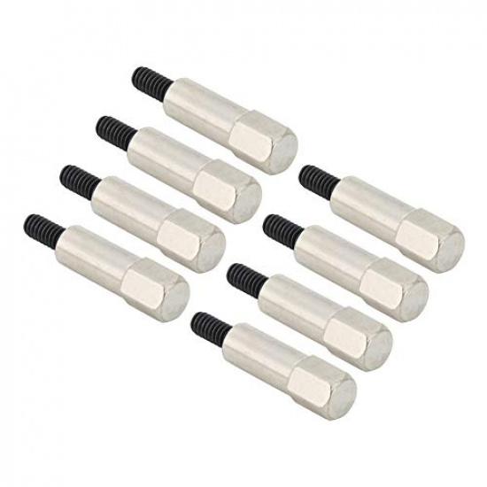 KIMISS Valve Cover Bolt Set, 8 PCS Stainless Steel Cover Bolt Set Fits Valve Cover Hold Down Bolts for 283 302 305 307 327 350 383 400 SBC Eng