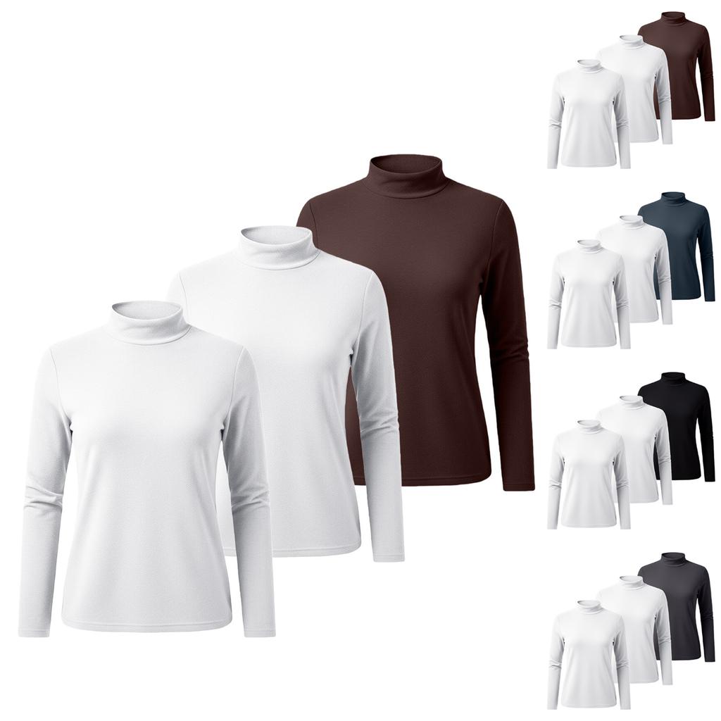 Women's Winter German Velvet Long Sleeve T-shirt Warm Bottom  Top