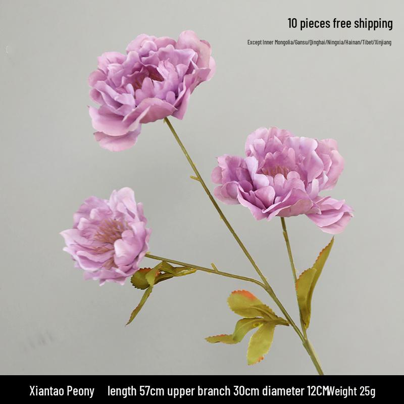 Purple Floral Wedding Arrangement - Silk Hydrangea, Rose, Bamboo Leaves & Grass for Flower Arches