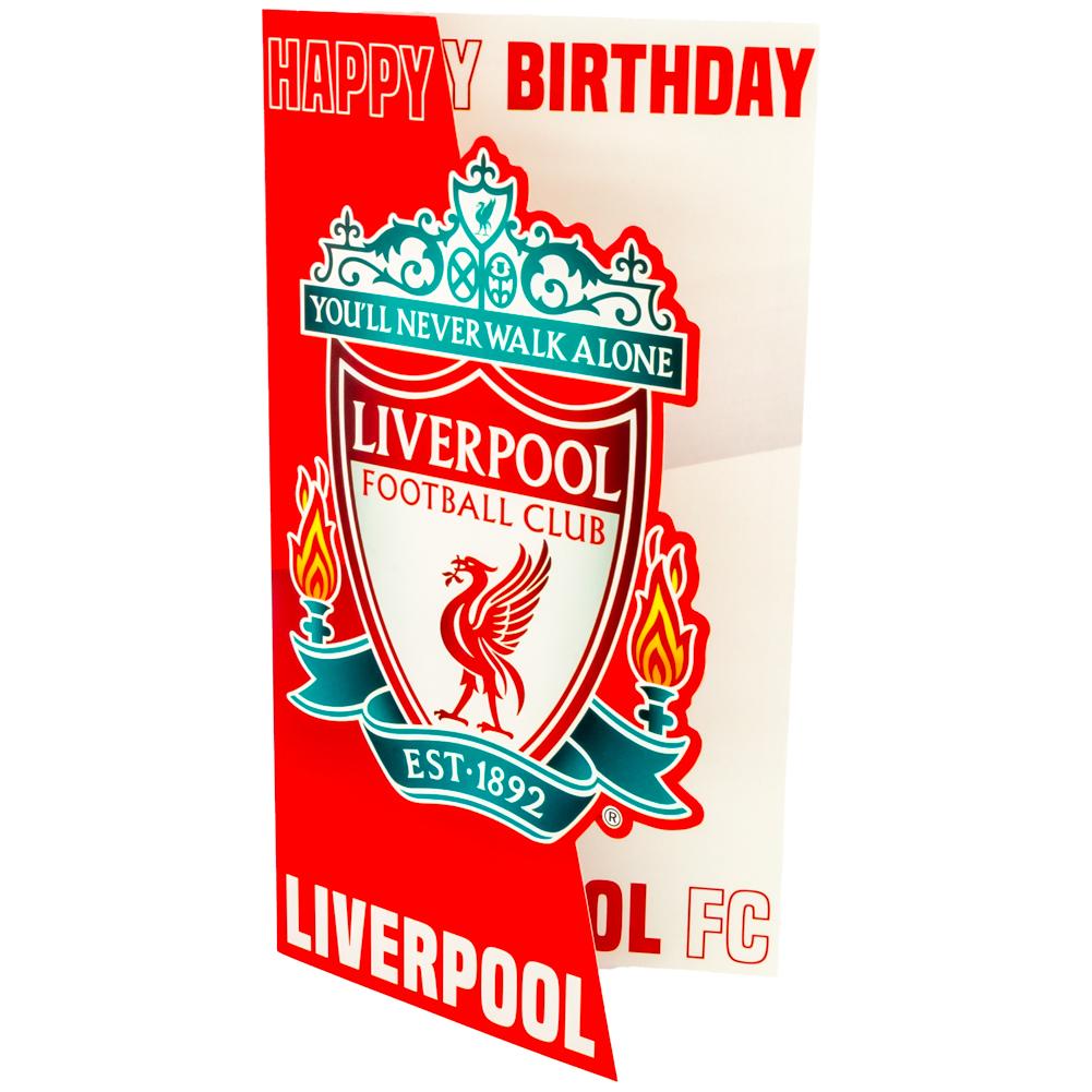 Liverpool FC Crest bursdagskort