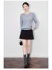 Retro Style Tencel Wool A-Line High Waist Skirt - Women's Autumn Collection