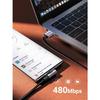 UGREEN kabel USB typu C, kabel USB A na USB C, nylonové opletení ve tvaru L, rychlé nabíjení 3A, kompatibilní s nástrojem Quick Charge 3.0/2.0, 56K registr
