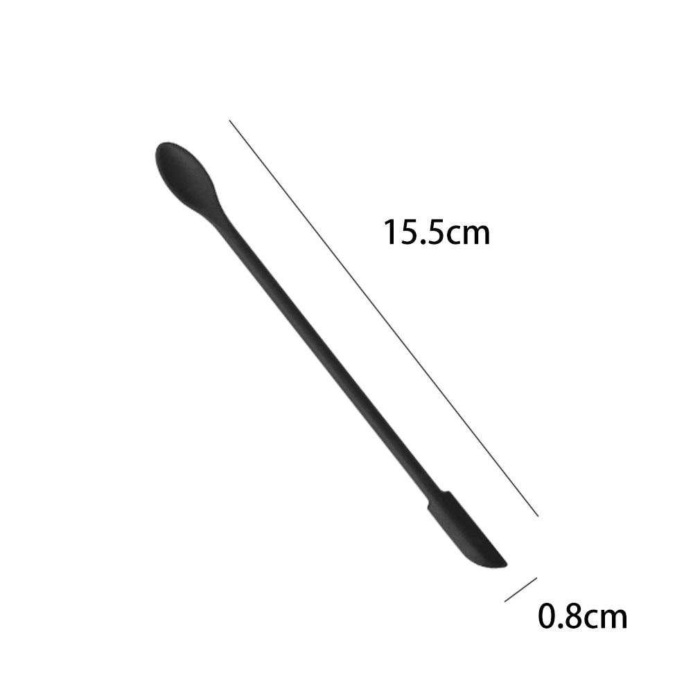 1/3/4Pcs Lengthen Mini Soft Jar Cake Cream Jam Scrapers Silicone Makeup Spatulas Butter Knife Kitchen Tools Accessories