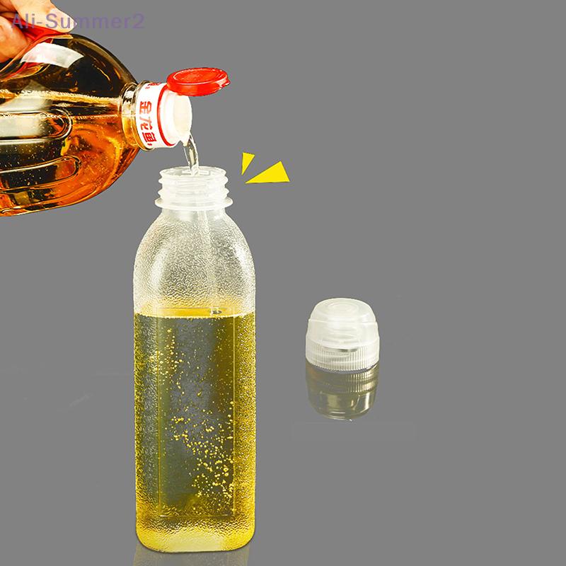 {MX} 300/500/1000ML Plastic Seasoning Squeeze Bottle Kitchen Oil Dispenser Bottle For Salad BBQ Sauce Condiment Container