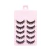 5 Pairs Faux Mink Lashes Multiple Styles 3D False Eyelashes Popular Manga Lashes  Wome