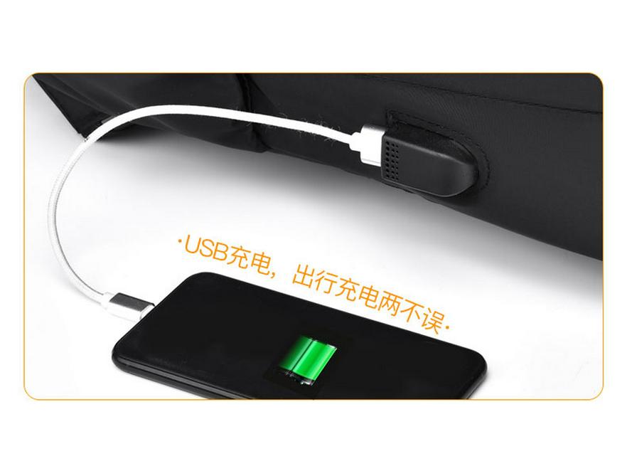 Men's Large Capacity Business & Travel Backpack with Custom Logo Option