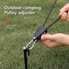 Rope Tensioner Rope Hanger Tent Lanyard Pulley Outdoor Pulley Adjuster Adjutsable Rope Hanger