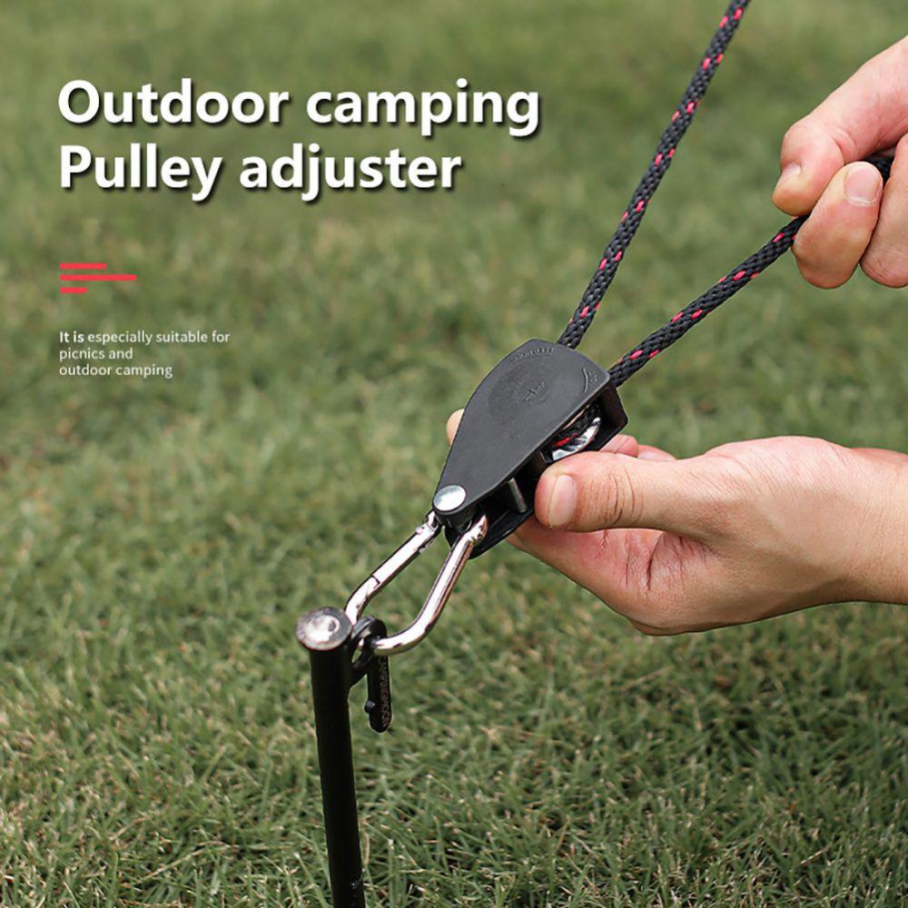 Rope Tensioner Rope Hanger Tent Lanyard Pulley Outdoor Pulley Adjuster Adjutsable Rope Hanger