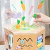 Wooden 14-in-1 Activity Cube Early Educational Montessori Toys for Toddlers Baby Toys Bead Maze Birthday Gifts for Boys Girls