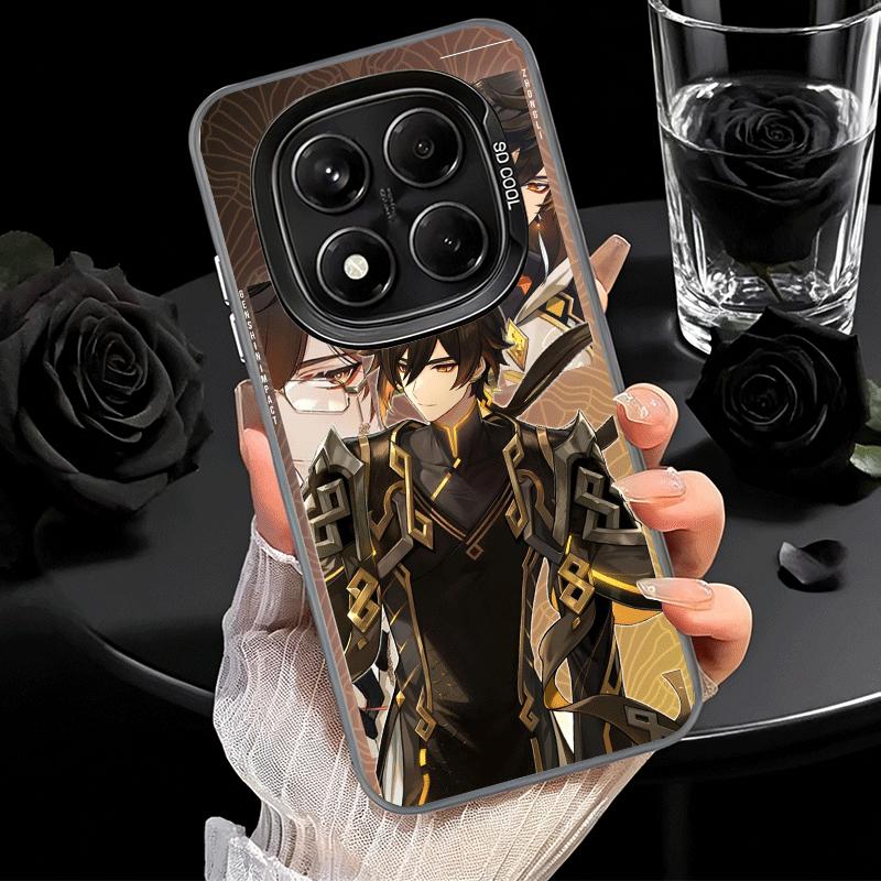 Genshin Impact Zhongli Soft Phone Case for Xiaomi Redmi Note 13 14 15 Pro Plus 12S 12 11S 11 11T 10S 10 Shockproof Cover Back Sh