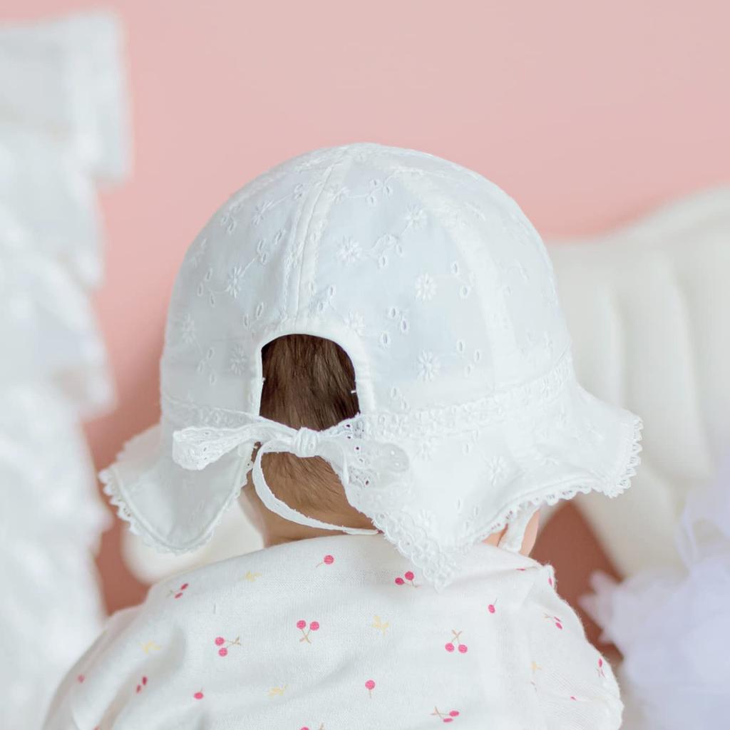 Baby Castle Lacy Hooded Sizes Made In Japan Hat, 44-48,