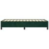 Bed Frame without Mattress Dark Green 90x190 cm Velvet