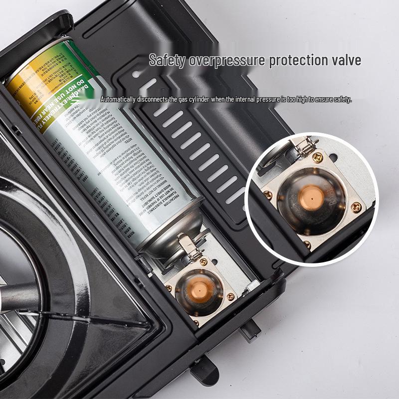 Mountain Guest Light Fire Portable Gas Camping Stove: Compact Card-type Outdoor Cooking Equipment