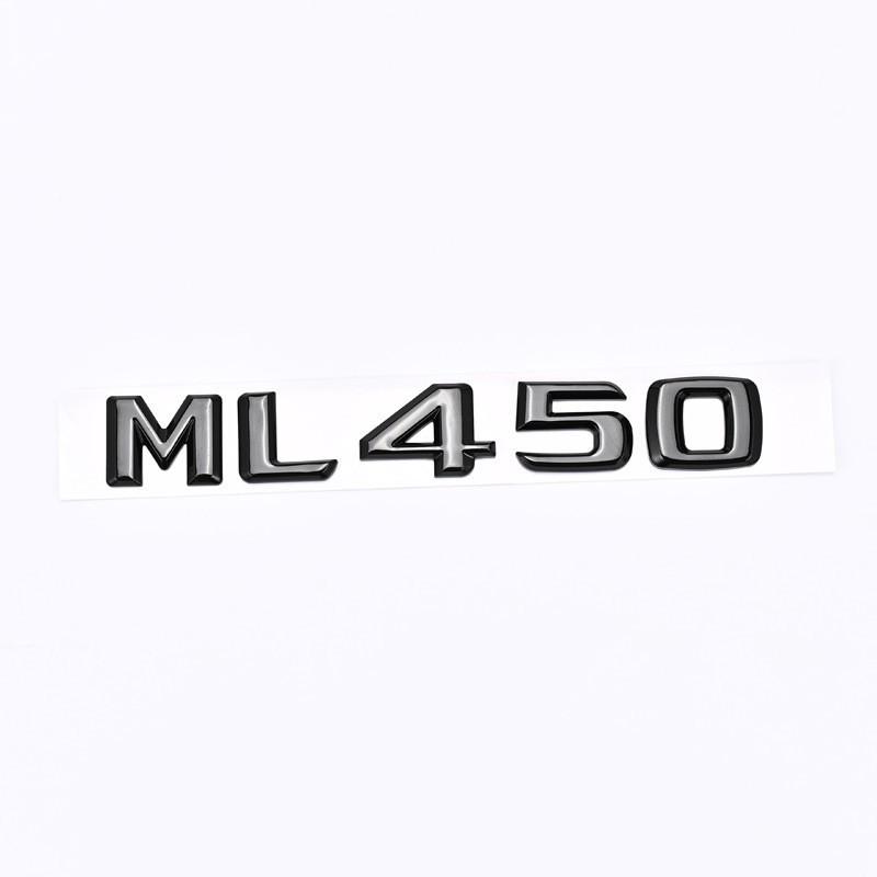Compatible Mercedes-Benz ML Series Rear Emblem: ML300, ML320, ML350, ML400, ML450