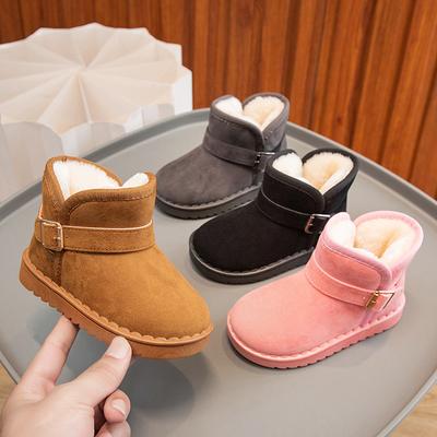 Botas de Nieve de Invierno para Niños Zapatos para Niñas Nuevas Botas de Invierno para Niños Zapatos de Algodón Espesado Acumulados para Bebé