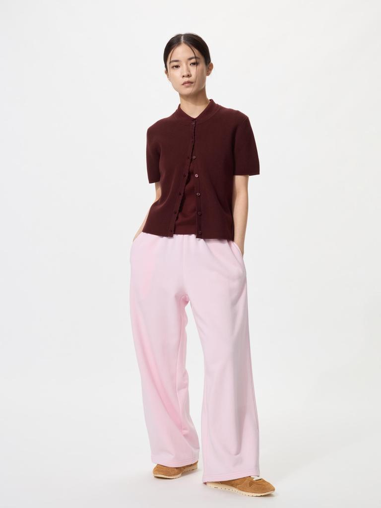 Uniqlo Sweat Wide Pants Short Length Model
