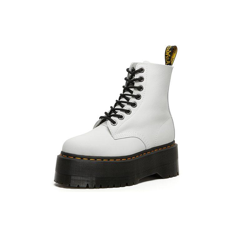 Dr. Martens 1460 Pascal Pisa Combat Boots White Women's 26925113