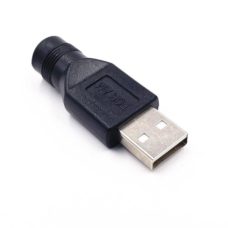 USB-адаптер  папа-мама  и DC-адаптер  мама , круглый штекер 5.5x2.1 мм, преобразователь питания