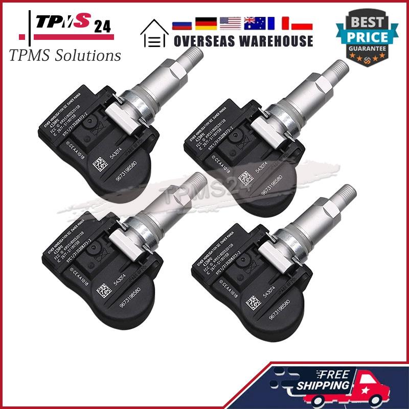 Senzor TPMS de monitorizare a presiunii pneurilor auto 5430T4 9673198580 Pentru Peugeot 207 307 407 508 607 807 1007 Pentru Citroen C4 C5 C6 C8 433Mhz