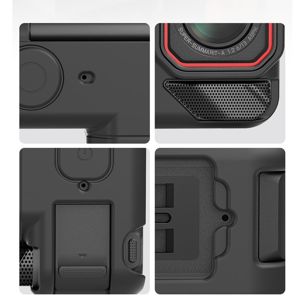Silicone Camera Body and Lens Protectors with Lanyard for AcePro2 Complete Coverages Against Scratches