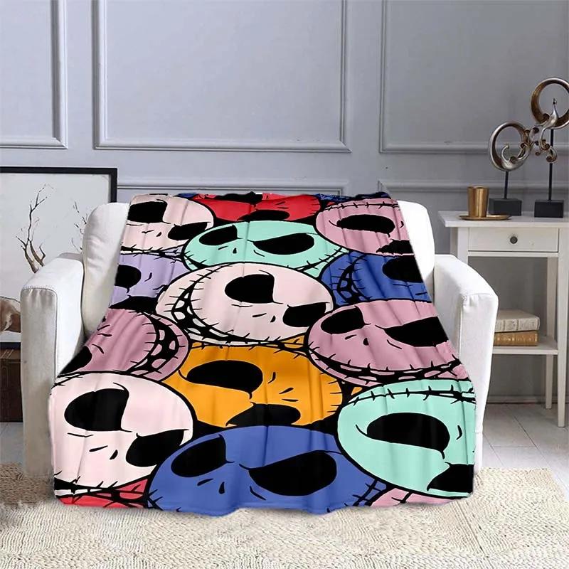 The Nightmare Before Christmas  Printed Blanket Kids Adult Blanket Soft Warm Bedding For Bed Sofa Travel Cover Blanket