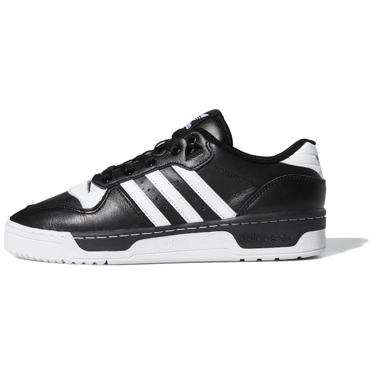 

Черные кроссовки унисекс adidas Rivalry Low Core White Cloud-White EG8063