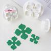 3Pcs/Set Plastic Hydrangea Fondant Cake Decorating Plunger Cutter Flower Blossom Mold for Home Cake Decorating Tools Set