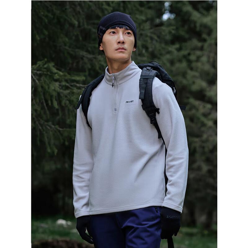 Pelliot Unisex Outdoor Fleece Jacket with Stand Collar
