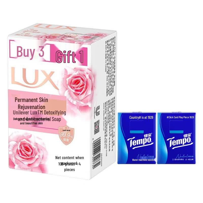 Tempo Portable Tissues and Antibacterial Soap Bundle