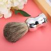 Men Portable Beard Brush Salon Facial Cleaning Foaming Shaving Brush Grooming Tool